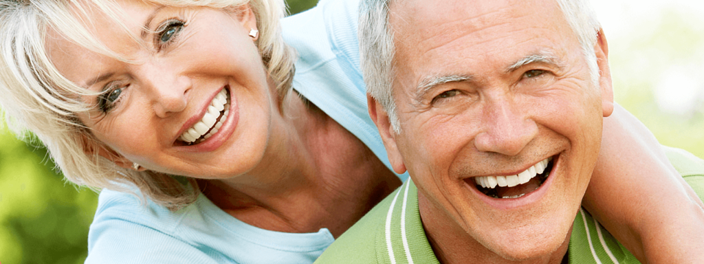 older happy couple enjoying free oxygen