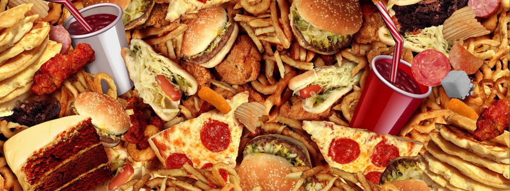 processed junk food reduces available oxygen in the body