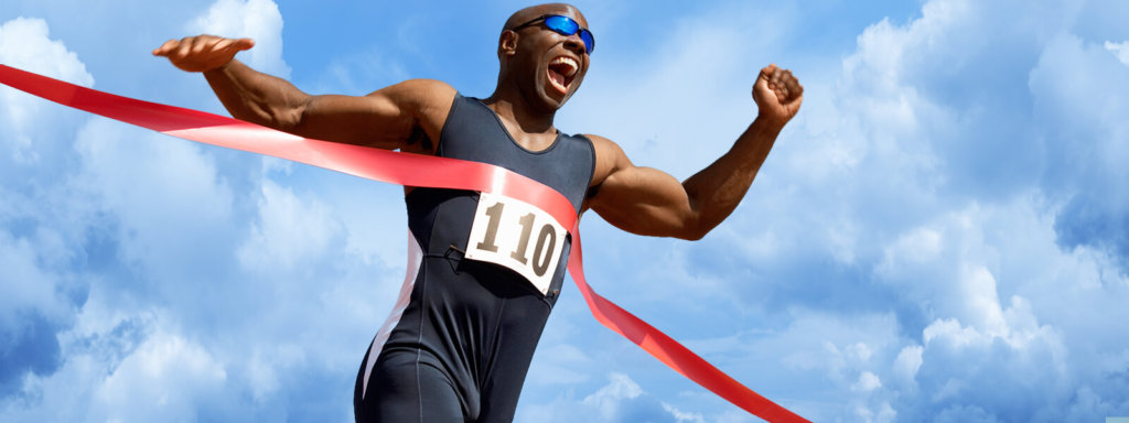 Runner training outdoors to improve aerobic endurance and VO2 max