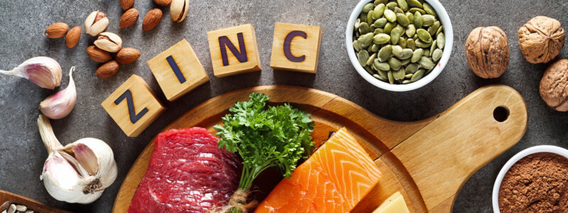 Zinc is essential for health.