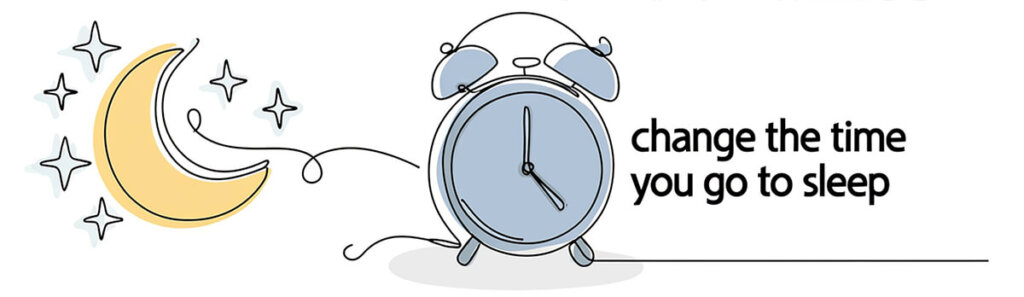 before you travel change the time you go to sleep