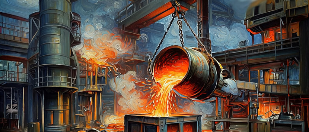uses for oxygen in steel production factory
