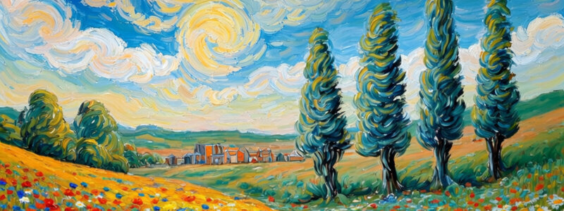 windswept landscape on a sunny day with buildings in the distance depicting uses of oxygen