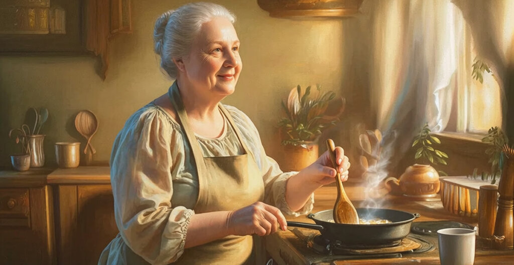 older woman waking up with a purpose