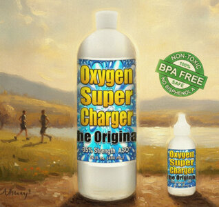 oxygensupercharger bottles supplying oxygen for cell health